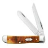 Case Antique Bone Rogers Corn Cob Jig Mini Trapper Knife, Polish Finished Blades -Knife Shop WRC52830 87780.1648750597