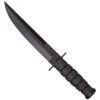 Ka-Bar Modified Tanto Fixed Blade Knife, 8" Black Blade -Knife Shop ka1266 26157.1591731351